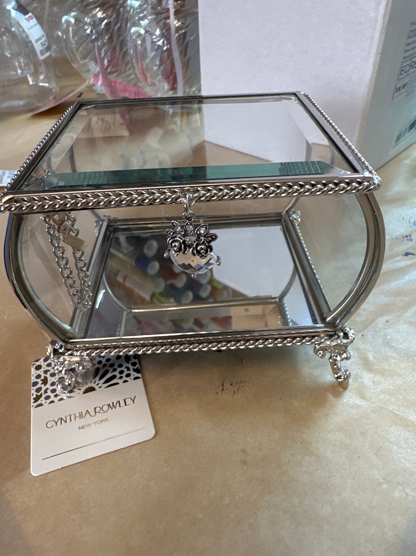 Glass Jewelry Box
