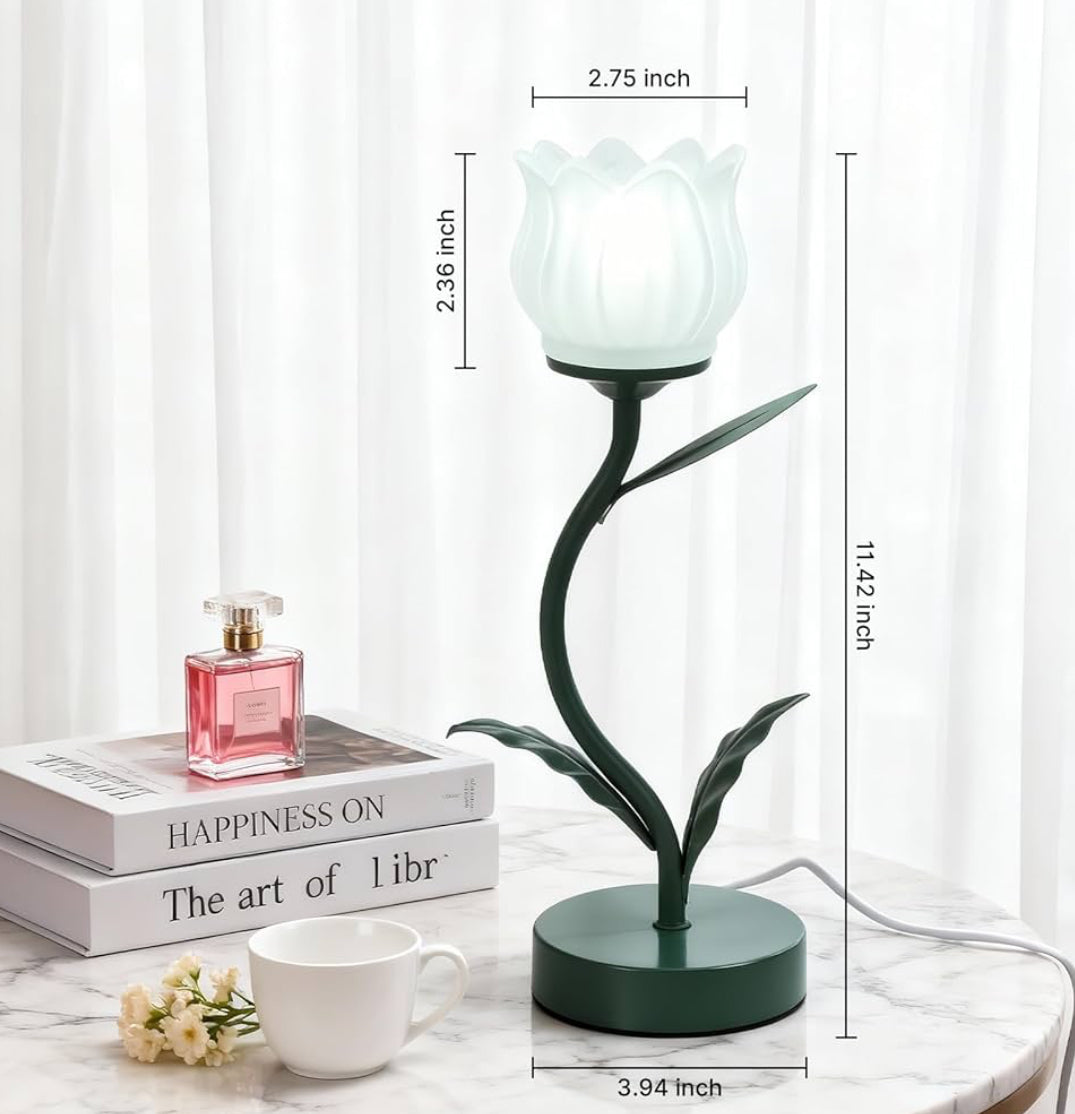 Glass Tulip Lamp