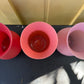 Frosted Vases