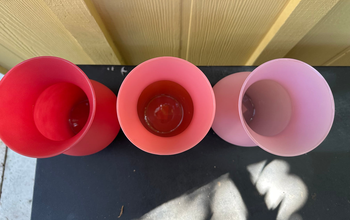 Frosted Vases