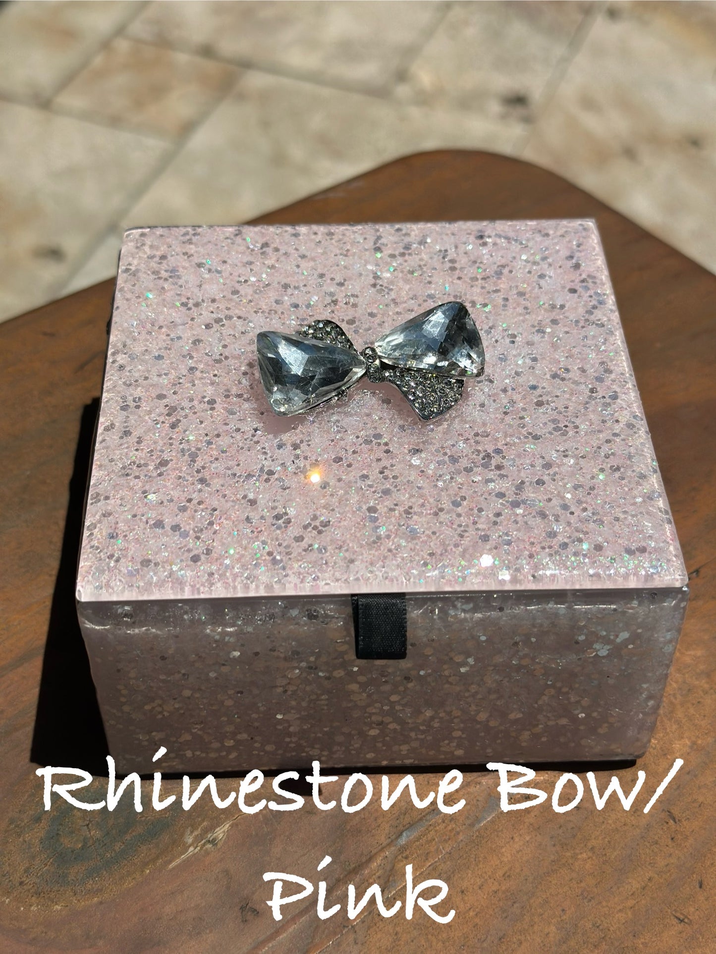 Glass Jewelry Boxes, Mirrors & Holders