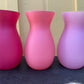 Frosted Vases