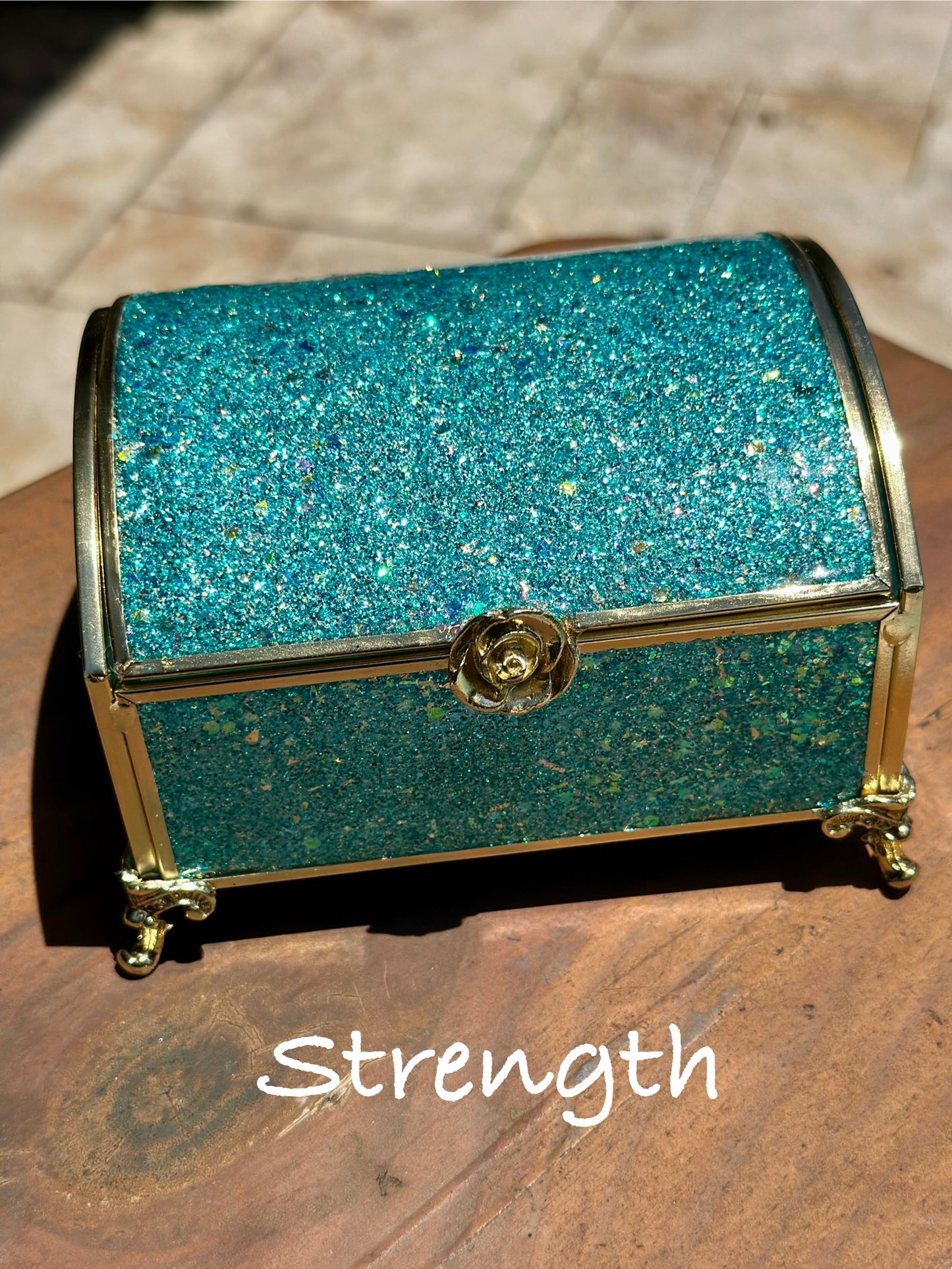 Glass Jewelry Boxes, Mirrors & Holders