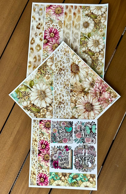 Mauve|Cream Leopard/Floral