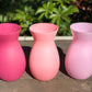 Frosted Vases