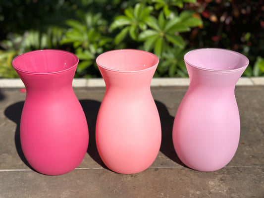 Frosted Vases