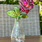 Resin Rose w/Vase