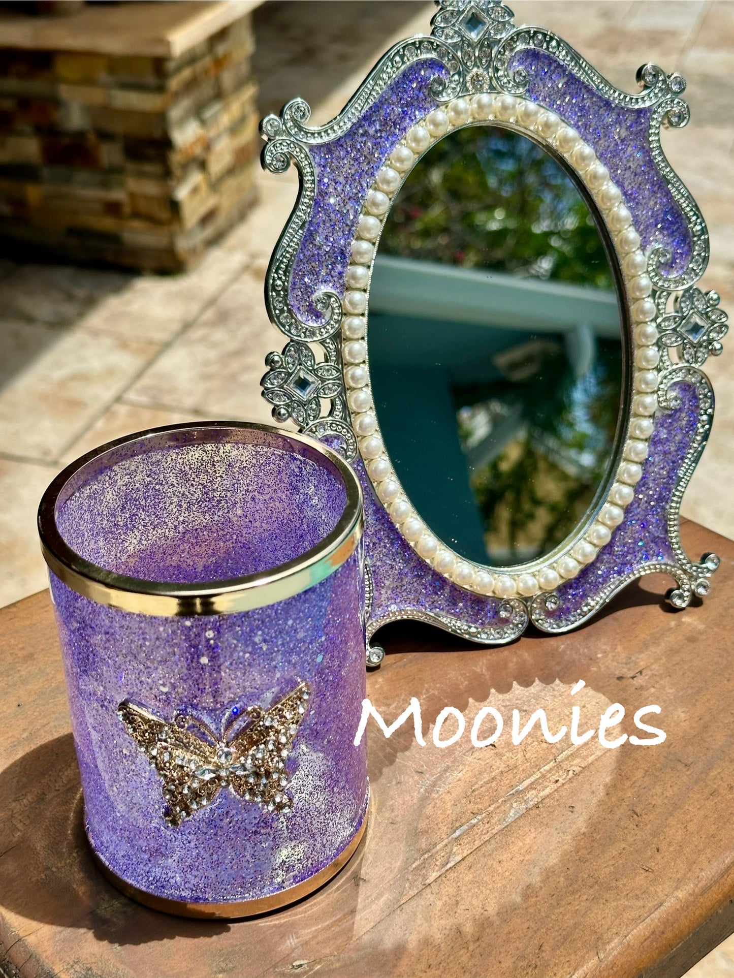 Glass Jewelry Boxes, Mirrors & Holders