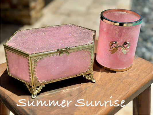 Glass Jewelry Boxes, Mirrors & Holders