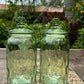 44oz Glass Storage w/Flower Lid