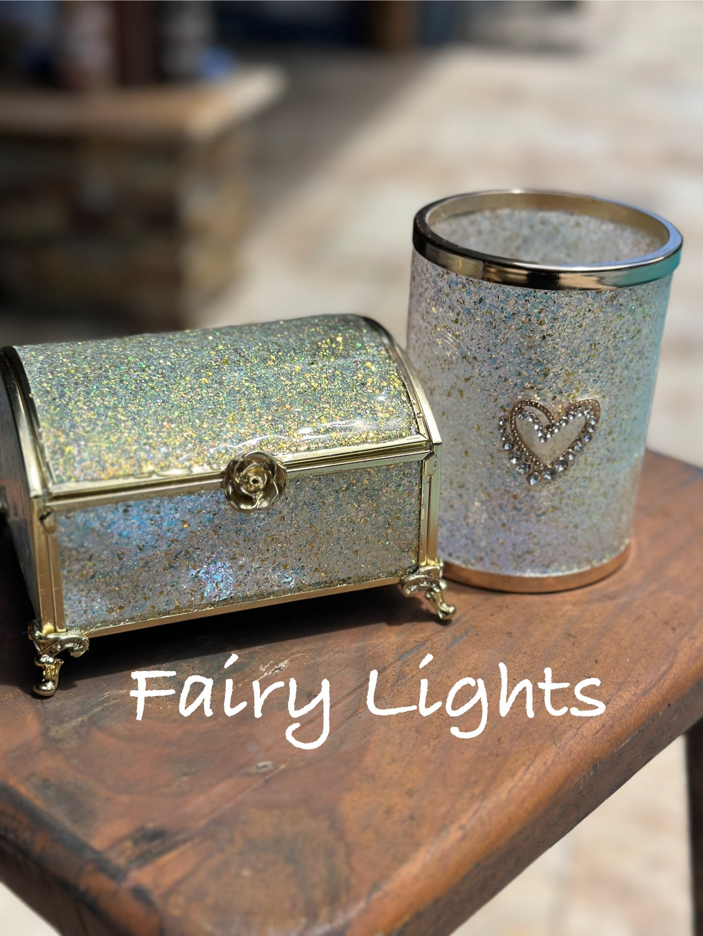 Glass Jewelry Boxes, Mirrors & Holders