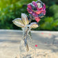 Resin Rose w/Vase