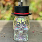Mr. Skull Mason Cups w/lid & straw