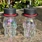 Mr. Skull Mason Cups w/lid & straw