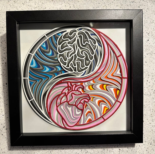 Brain/Heart Ying-Yang Mandala